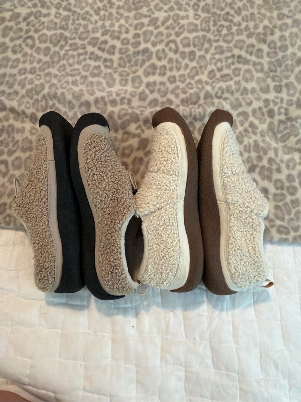 Two Pairs Keen Women’s Howser II & Howser III Slide Fleece Birch Taupe US11 EU42 - Picture 11 of 12
